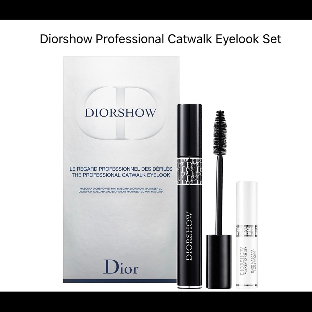 Dior show mascara w/ 3D triple volume lash primer